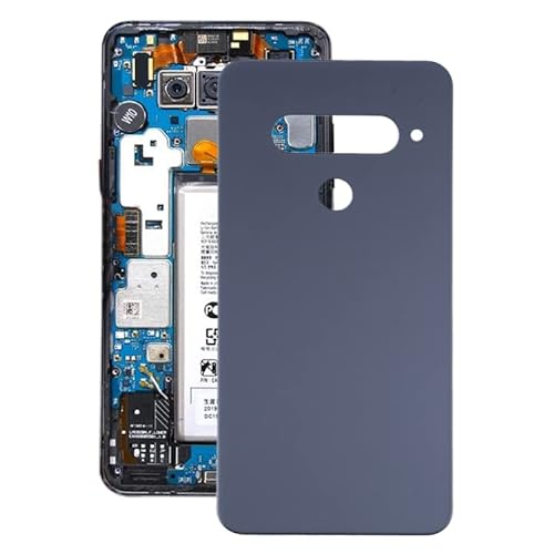 Piezas de Repuesto de reemplazo de teléfonos móviles Tapa Trasera de la batería para LG G8S Thinq/LM-G810 LM-G810eaw (Negro) Pantallas móviles